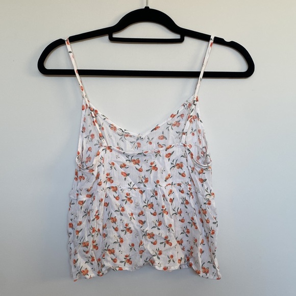 A&F Peach Cropped Tank Top - Picture 2 of 2